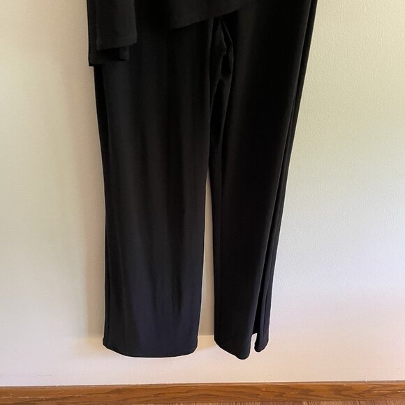 Lauren Ralph Lauren Women 10 Jersey Asymmetrical Layered One Shoulder Jumpsuit - Picture 3 of 13